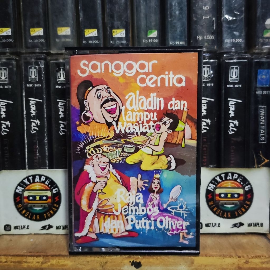 Kaset Pita - Sanggar Cerita 029 - Aladin Dan Lampu Wasiat - Raja Jembos Dan Putri Oliver - Radio Tap
