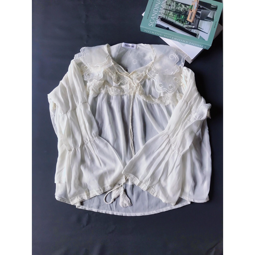 Blouse - Renda - Vintage - Blouse Renda Vintage