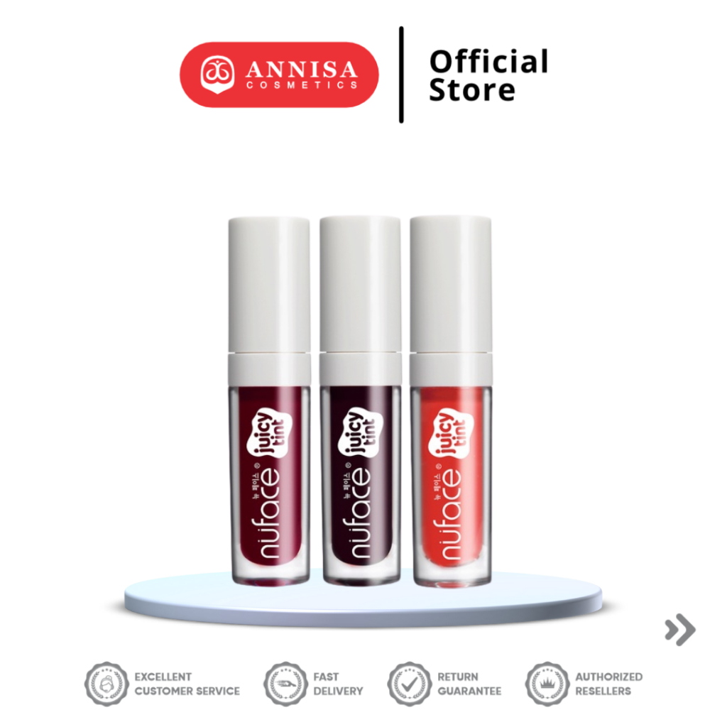 Nuface Juicy Tint | nu Sheer Lip Balm | Magic Color Lip Serum