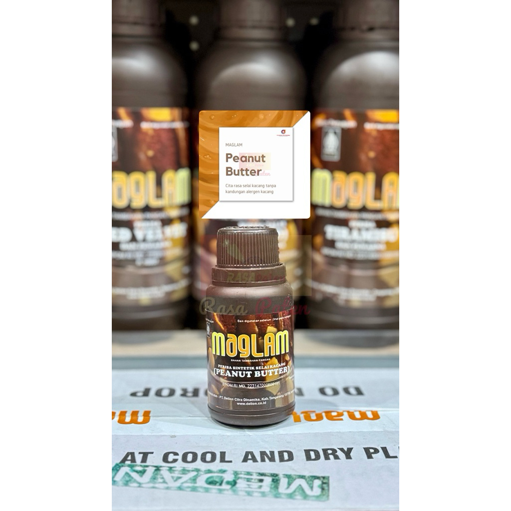 

MAGLAM PEANUT BUTTER Perisa 100 gr Halal BPOM RI MD