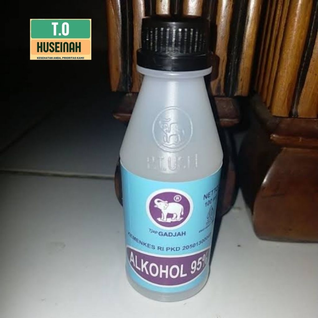 alkohol cap gajah 95% 1botol
