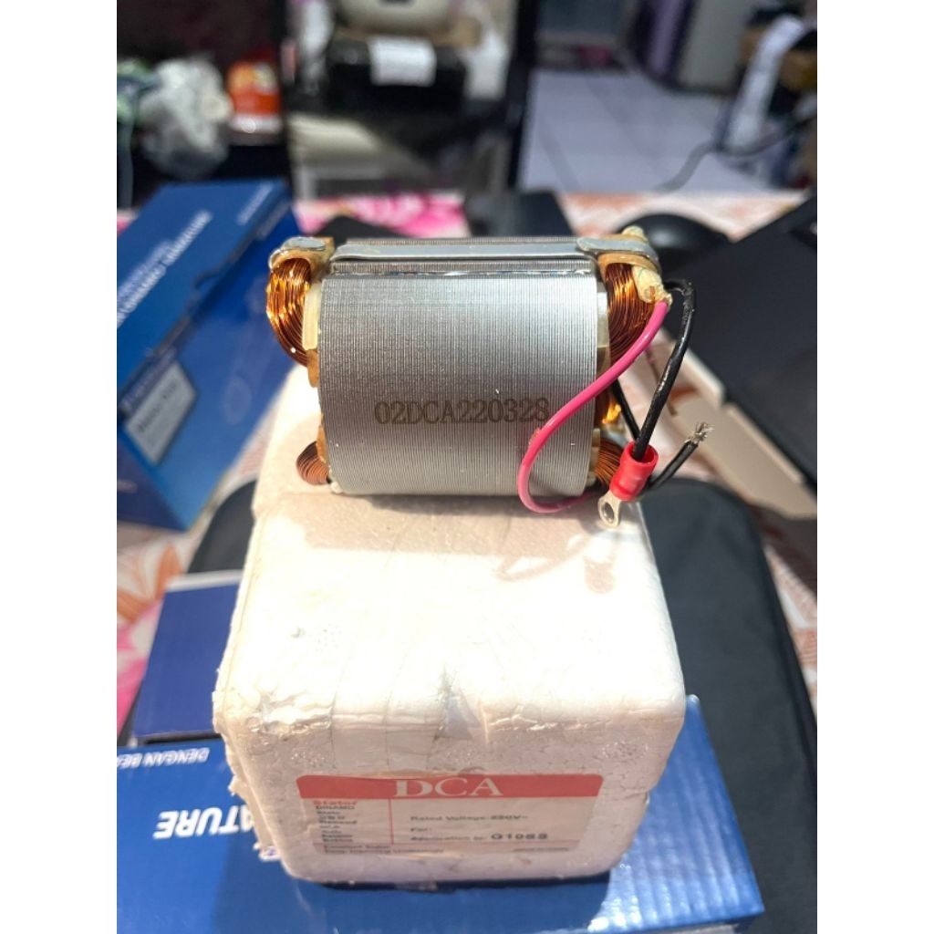 SPAREPART STATOR G10SS DCA Stator Gerinda Hitachi G10SS / Bantalan Armature Gerinda Hitachi G10SS / 