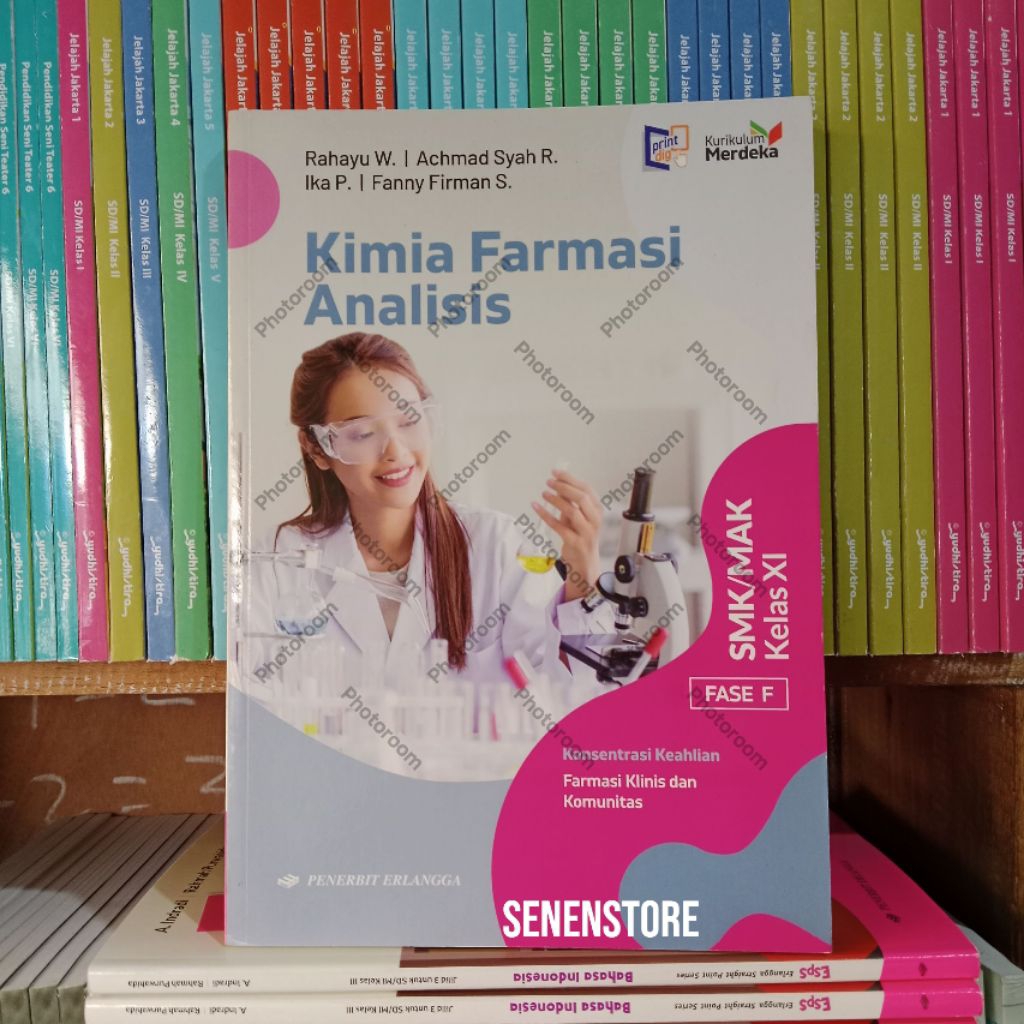 Buku Kimia Farmasi Analisis Kelas 11/XI SMK/MAK Kurikulum Merdeka Erlangga