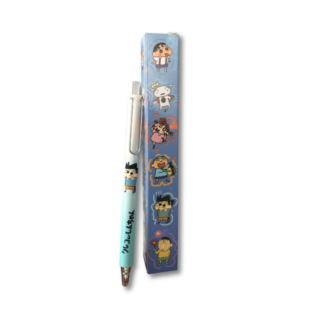 

Pulpen Biru Putih Original License Crayon Shinchan untuk Menulis Menggambar, Pena Lucu Desain Karakter Kartun Teman Shinchan Kazao, Alat Tulis Anak Sekolah Alat Tulis Kantor