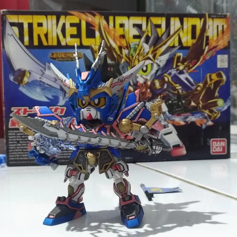 SD Legend BB Strike Liubei Gundam Custom Repaint