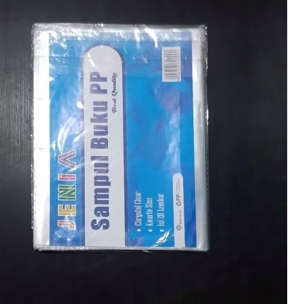 

Sampul Buku Plastik Ukuran Quarto (buku tulis biasa) Jenia