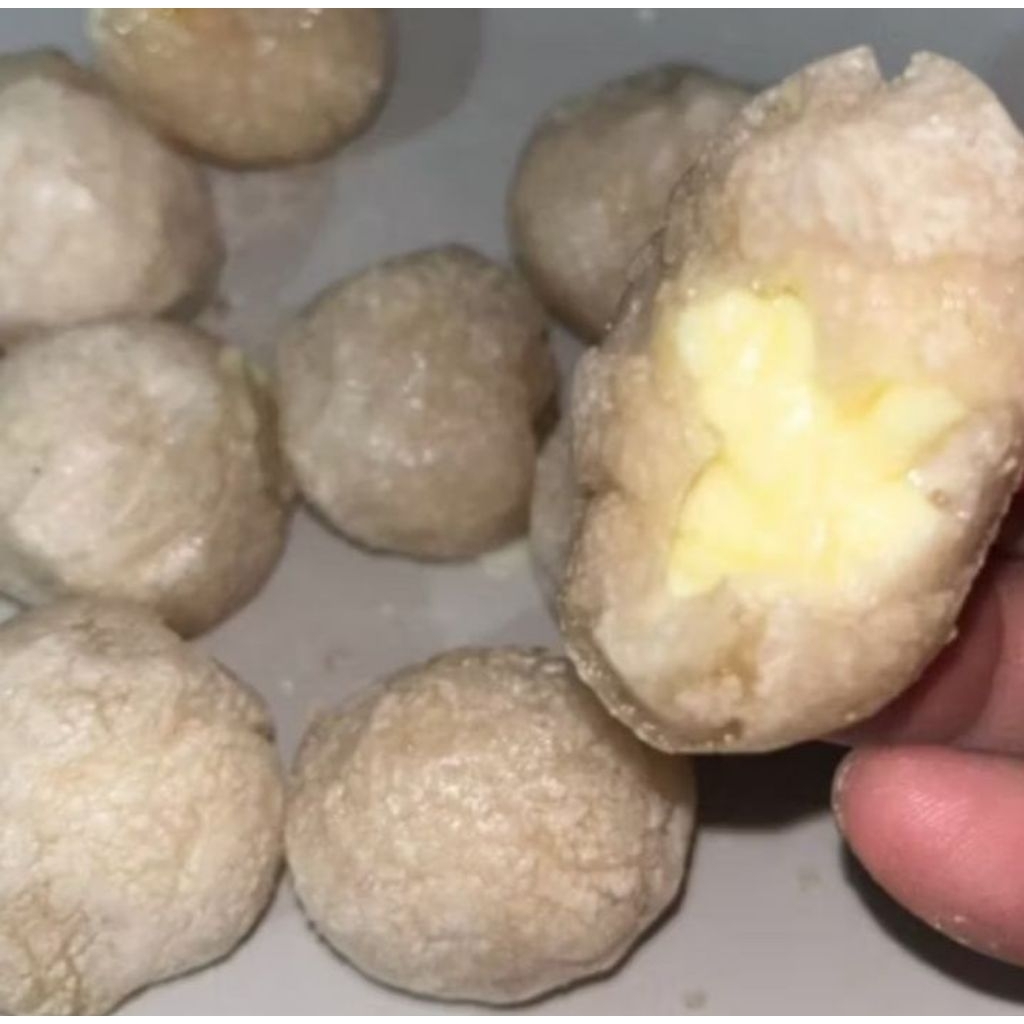 

Cimol isi keju leleh anti meledak isi14butir