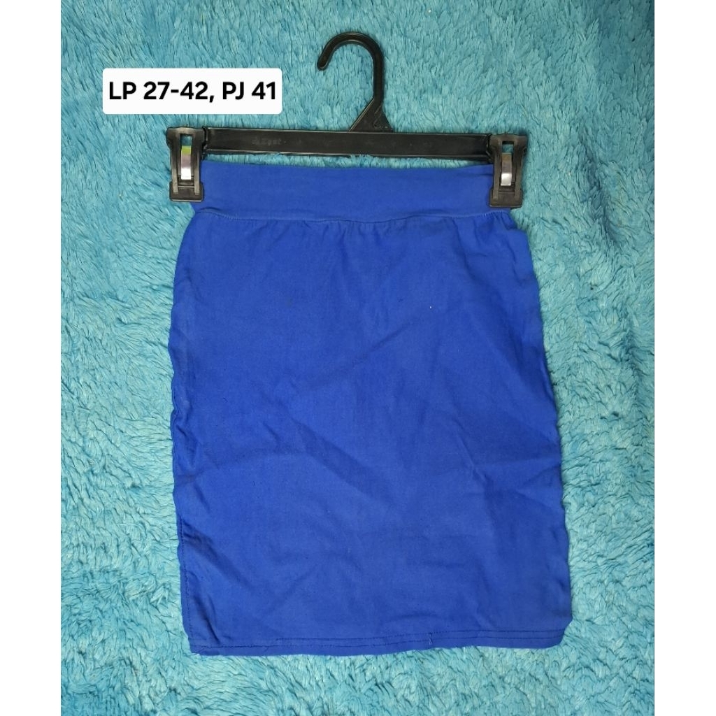 Rok Span Biru Elektrik