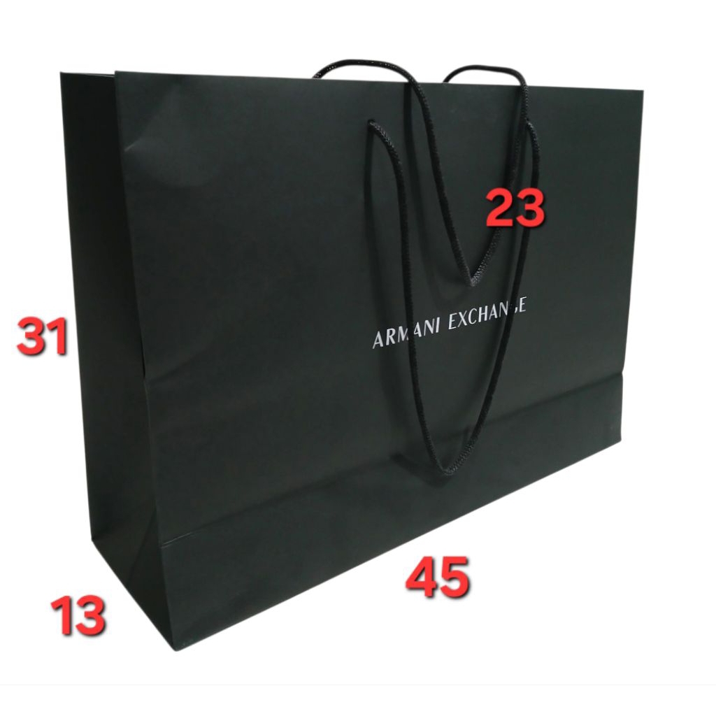 

ARMANI EXCHANGE PAPER BAG PRELOVED BRANDED OKE
