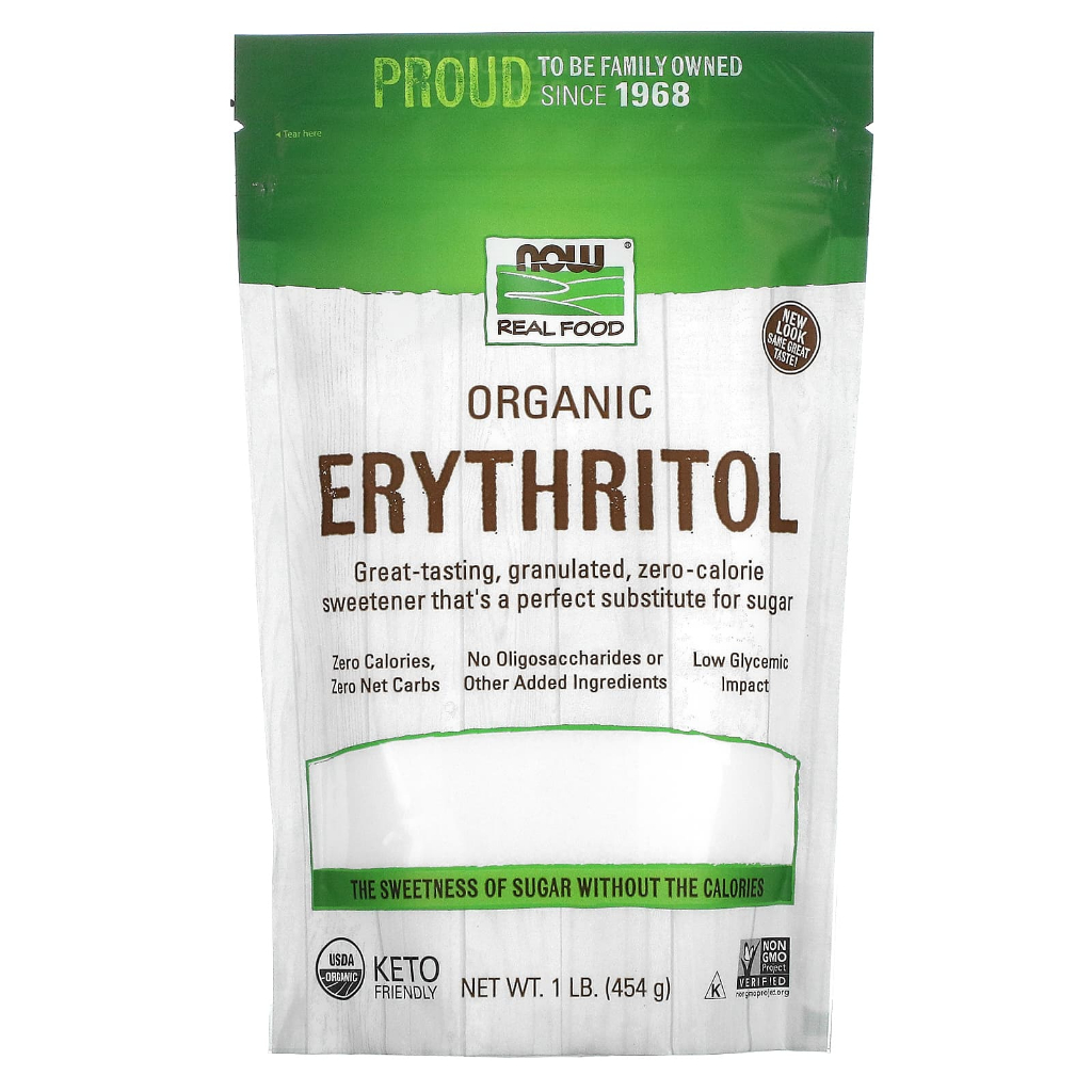 

NOW Foods Organic Erythritol 454 g