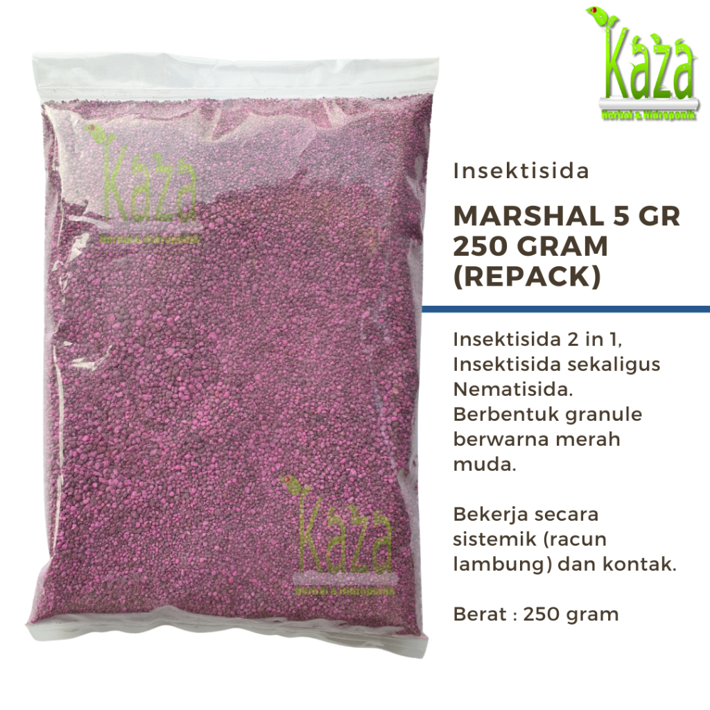 Pestisida Marshal 5GR 250 gram - Karbosulfan Insektisida Nematisida