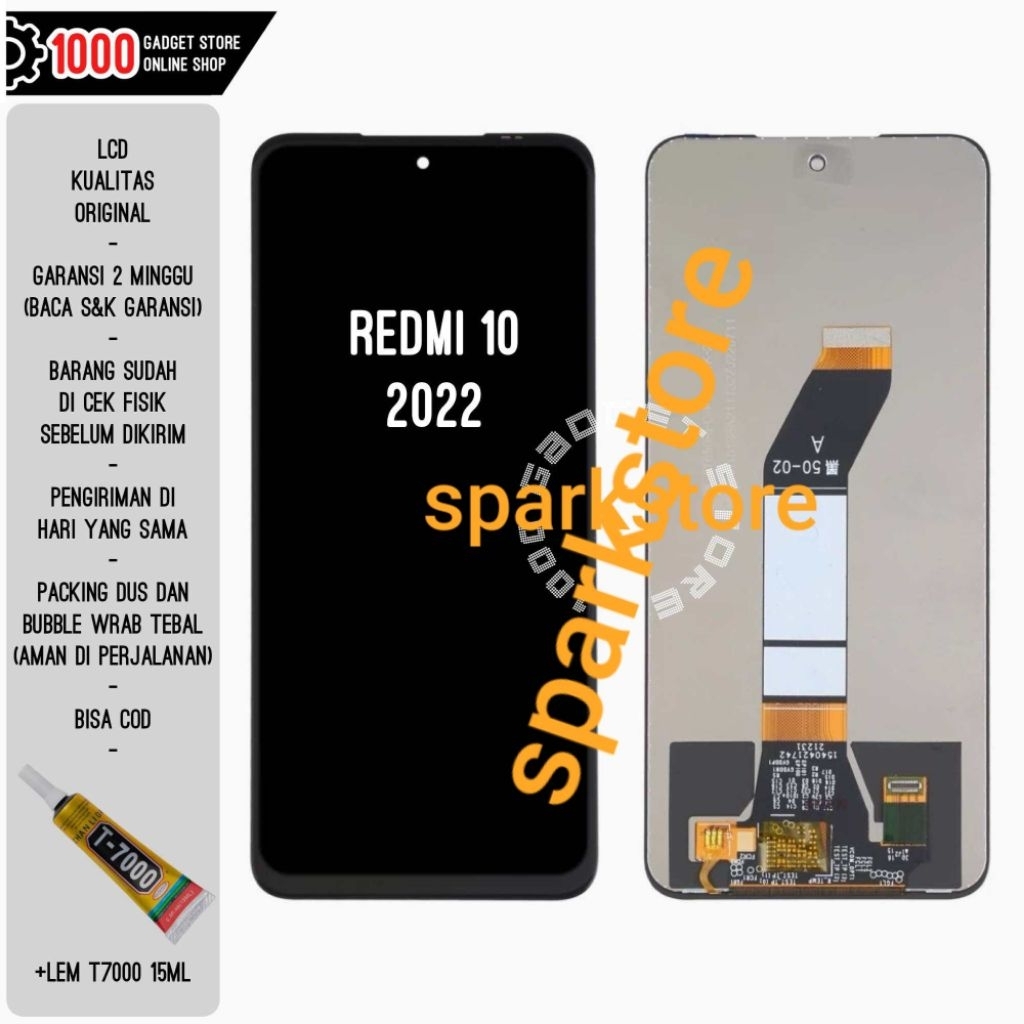 LCD XIAOMI REDMI 10 2022 ORIGINAL