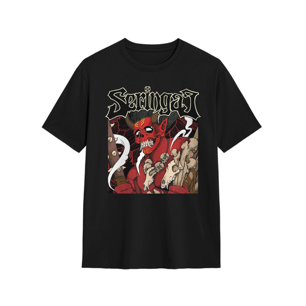Distorsi T-shirt Band Seringai Seperti api