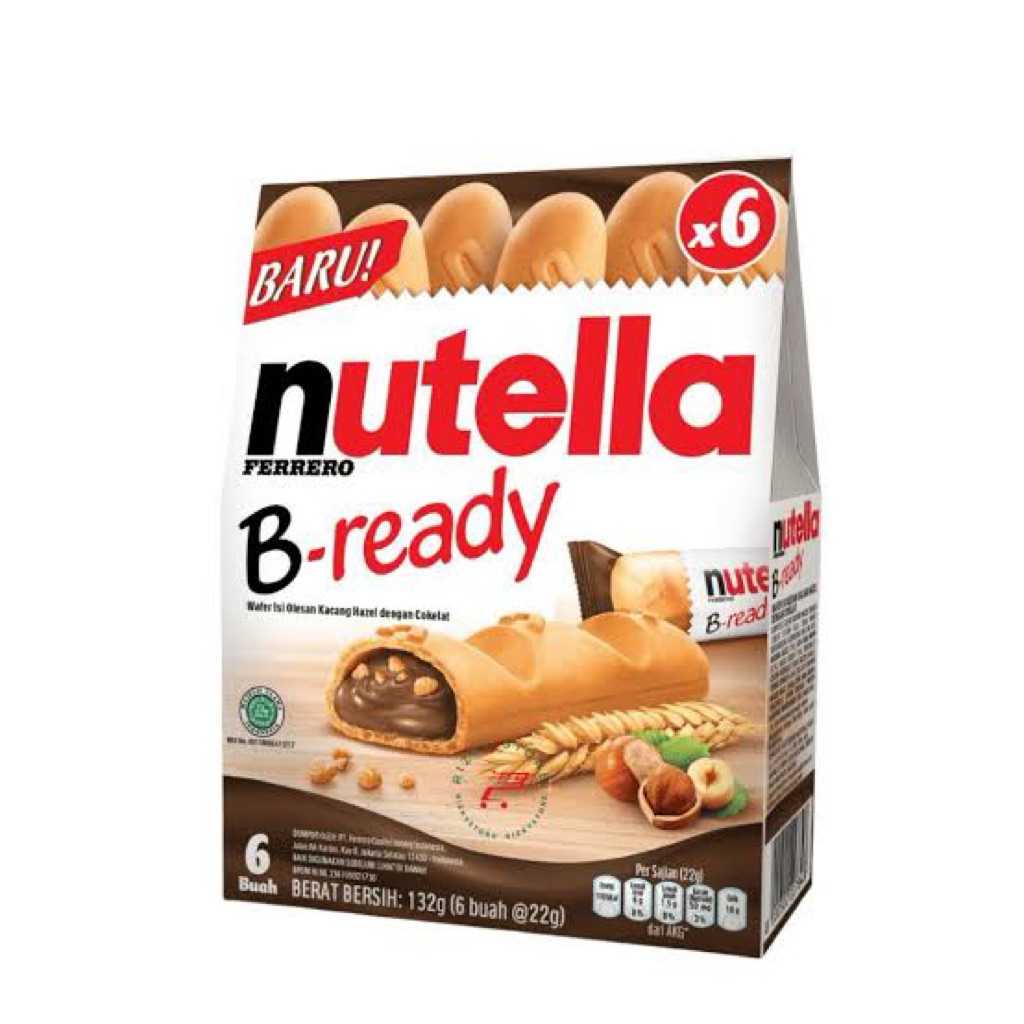 

Ferrero Nutella B-Ready Isi 6 Ferrerro B Ready