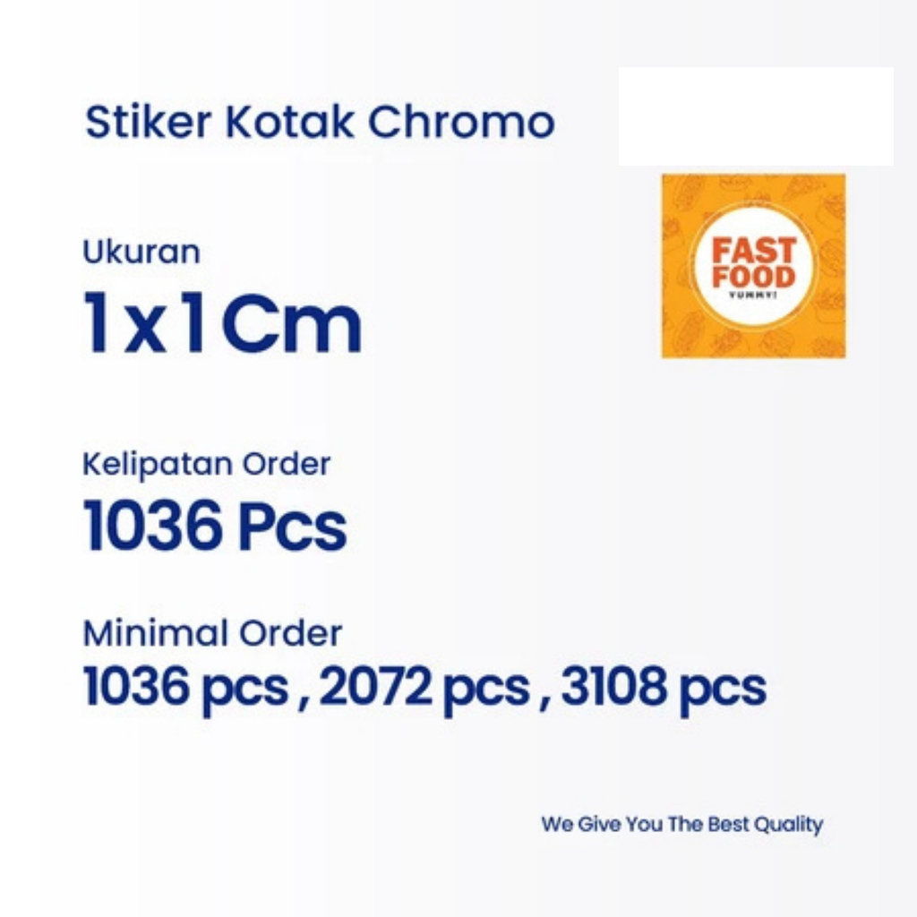 

UKURAN 1X1 CETAK STIKER LABEL MAKANAN MINUMAN OLSHOP MURAH SUDAH DI CUTTING