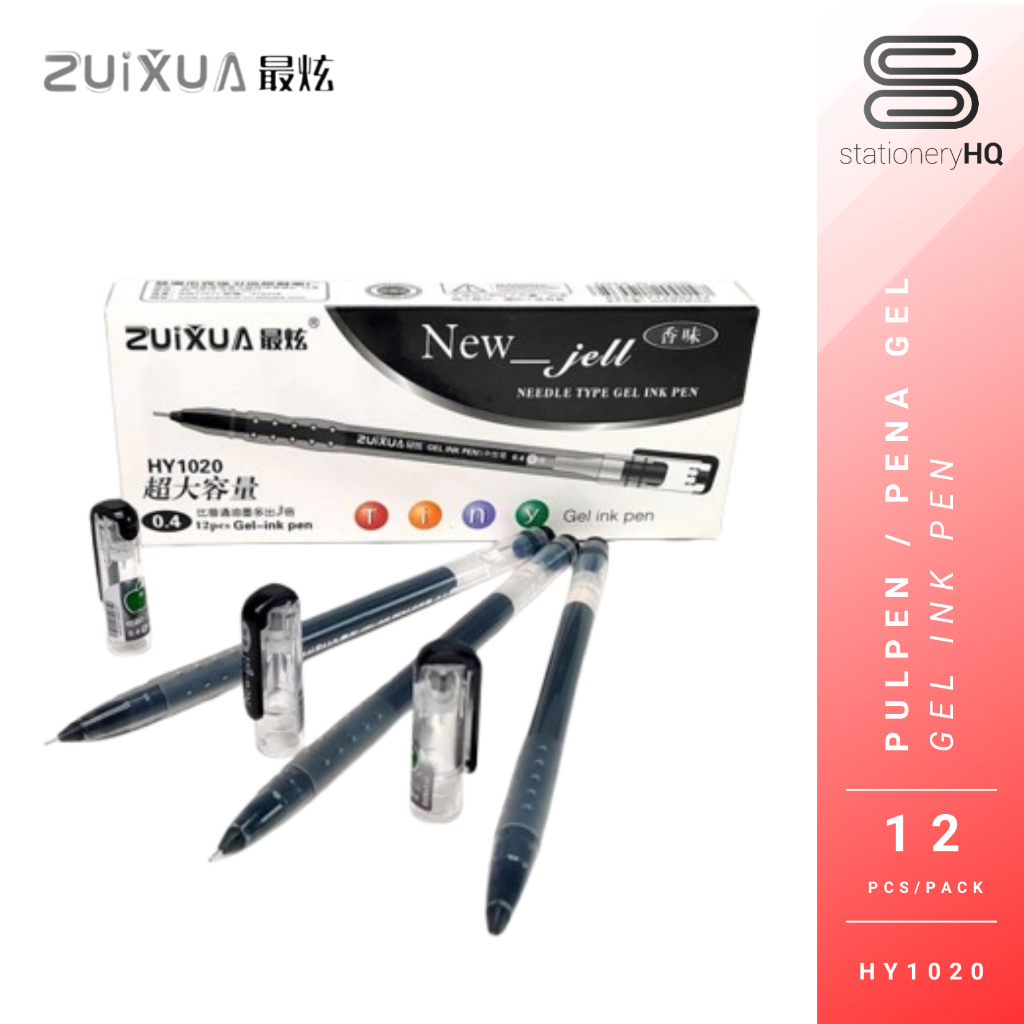 

(12 Pcs) ZuiXua Pulpen Gel HY-1020 Original