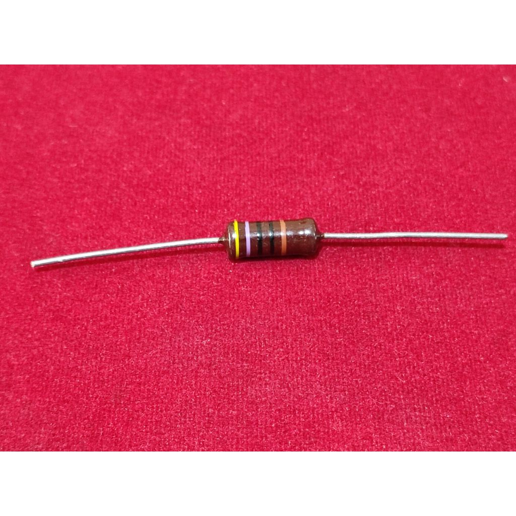 NOS Vintage Piher Carbon Film  Resistors 1.5W 470 Ohms 0.47K 470R