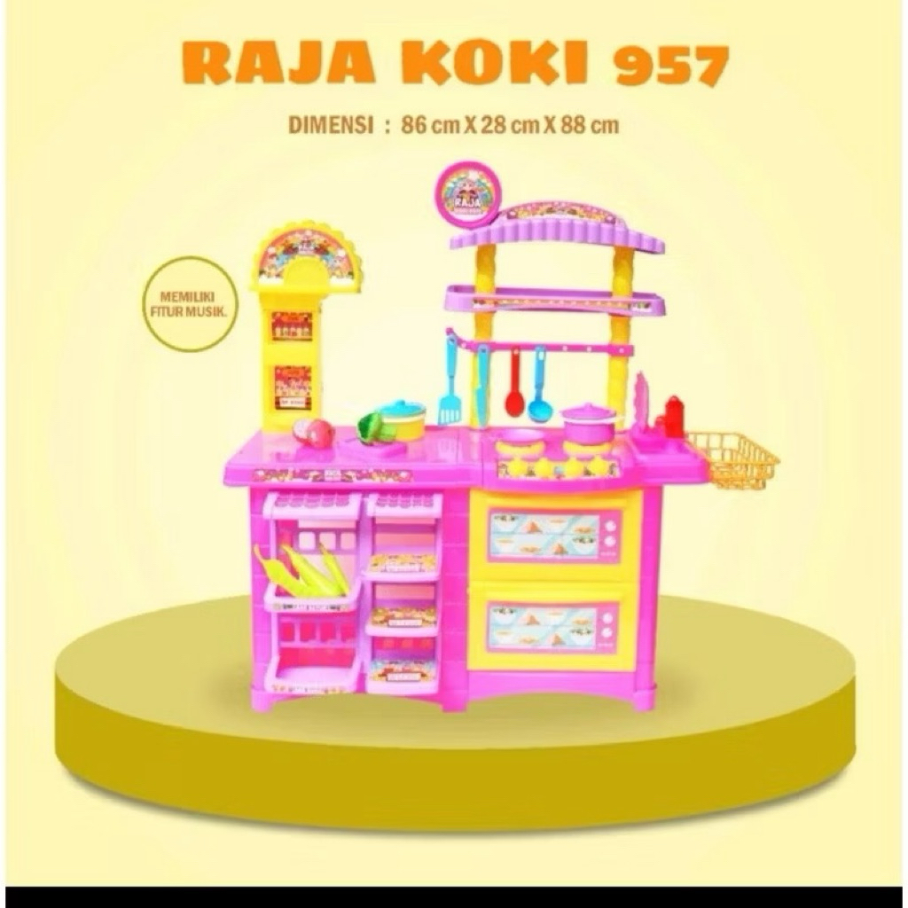 Mainan masak masakan kitchen set JUMBO mainan anak perempuan  mainan masak masakan kitchen set JUMBO