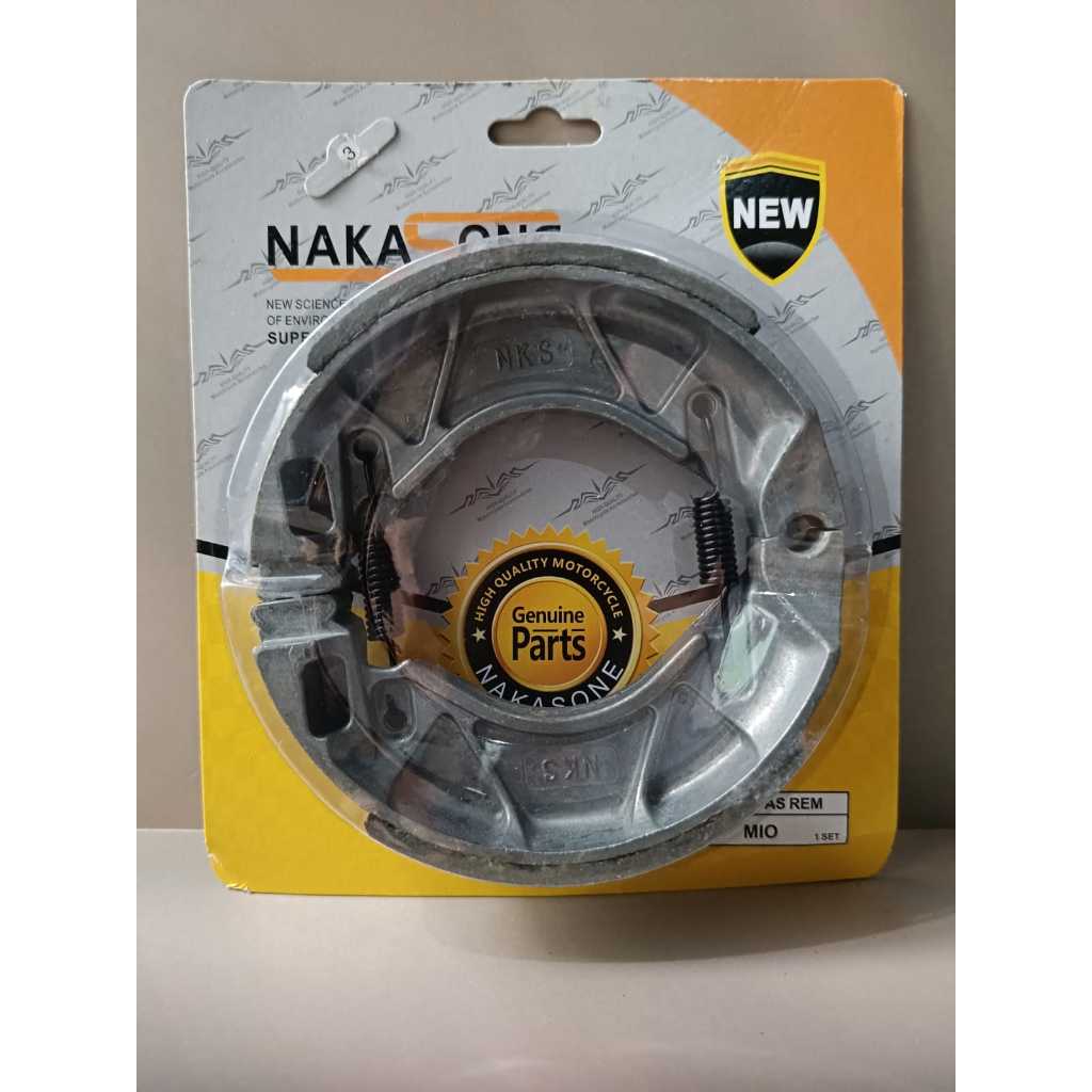 Nakasone Kampas Rem Belakang+Per Tromol Yamaha Mio