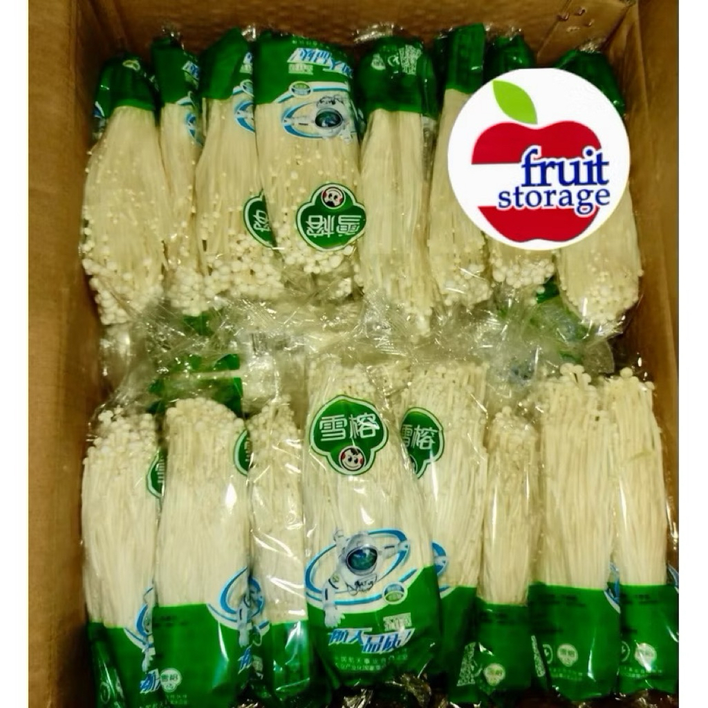 

Jamur Enoki 1 dus 50 pack grosir segar mushroom