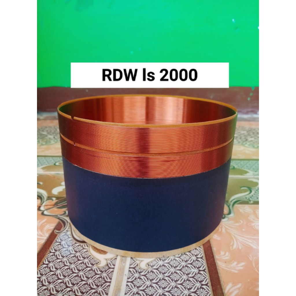 Spoll speaker 18"RDW ls 2000 Coil 6 inch original bahan Fiber