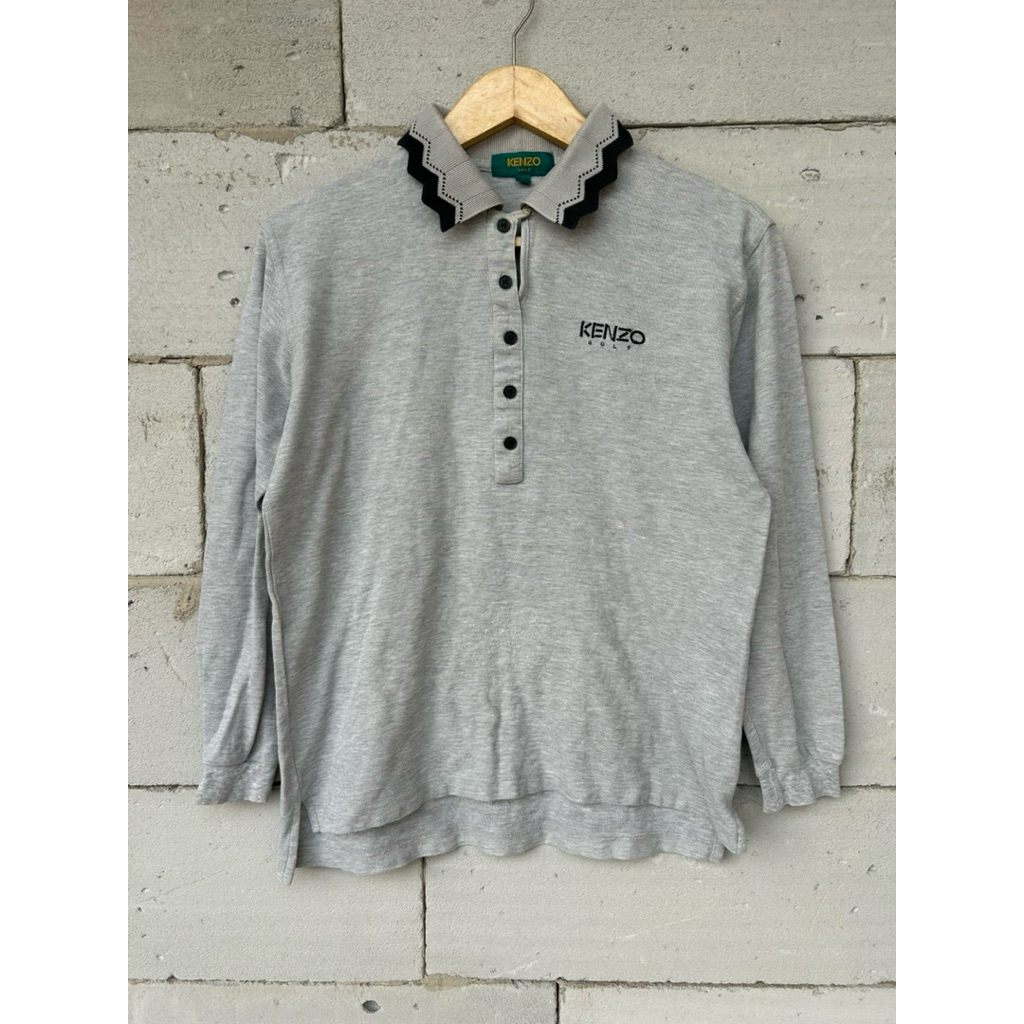 Kaos Lengan Panjang KENZO Golf