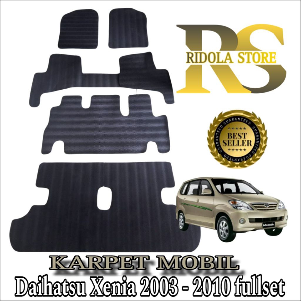 Karpet mobil Daihatsu xenia 2003-2010 fullset / Matras alas kaki mobil Daihatsu xenia 2003-2010 full