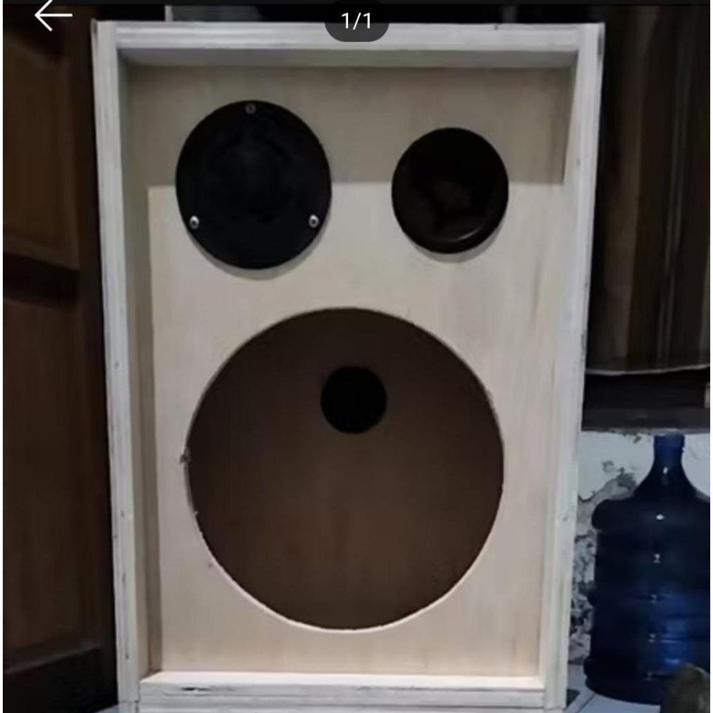 Box speaker 8 inch + tweeter triplek 12mm