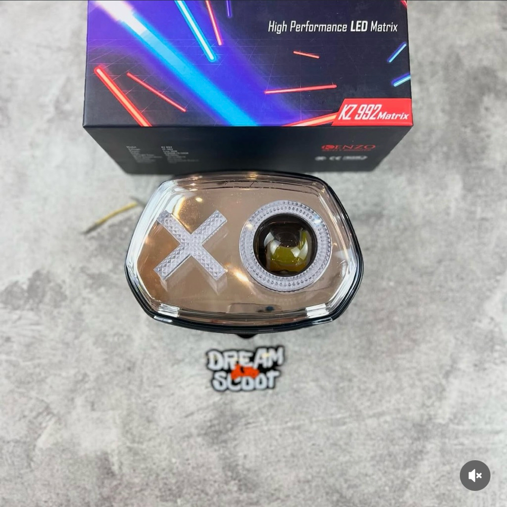 Daymaker XO Kenzo RGB Vespa Sprint Vespa Matic Headlamp Vespa Daymaker Vespa