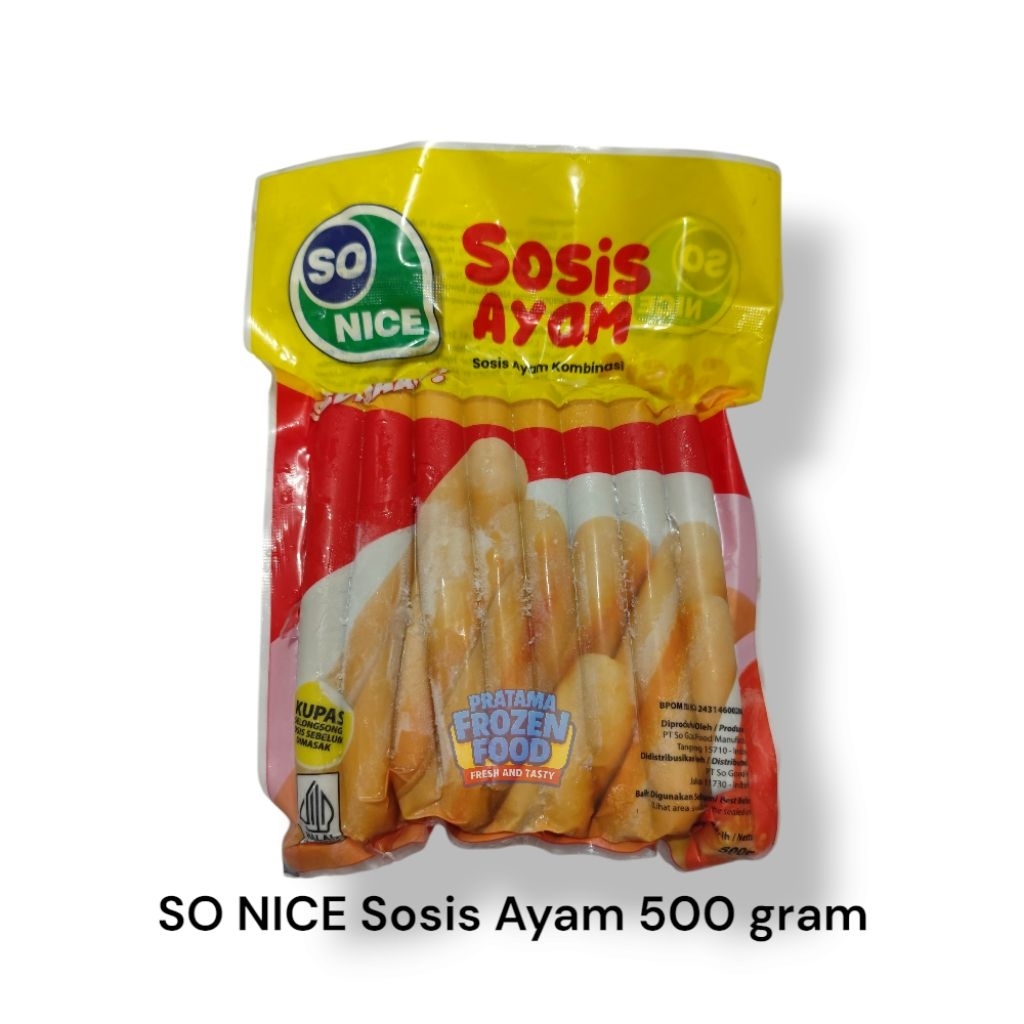 

SO NICE Sosis Ayam 500gram