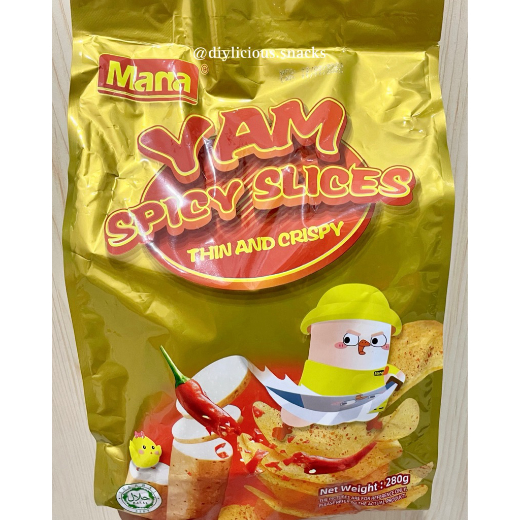 

Mana Yam Spicy Slices Thin n Crispy (ecer)