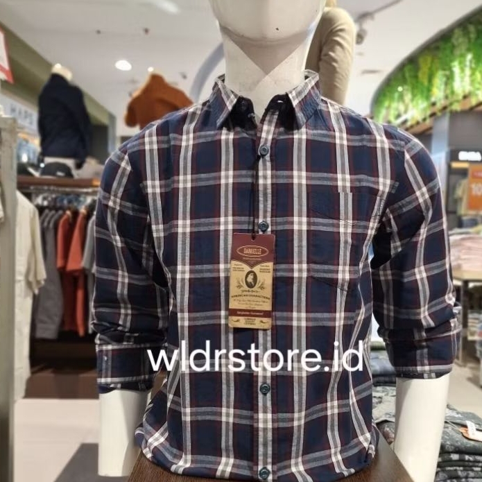 KEMEJA PRIA BRAND GABRIELLE ORIGINAL LENGAN PANJANG SLIMFIT LBO30004