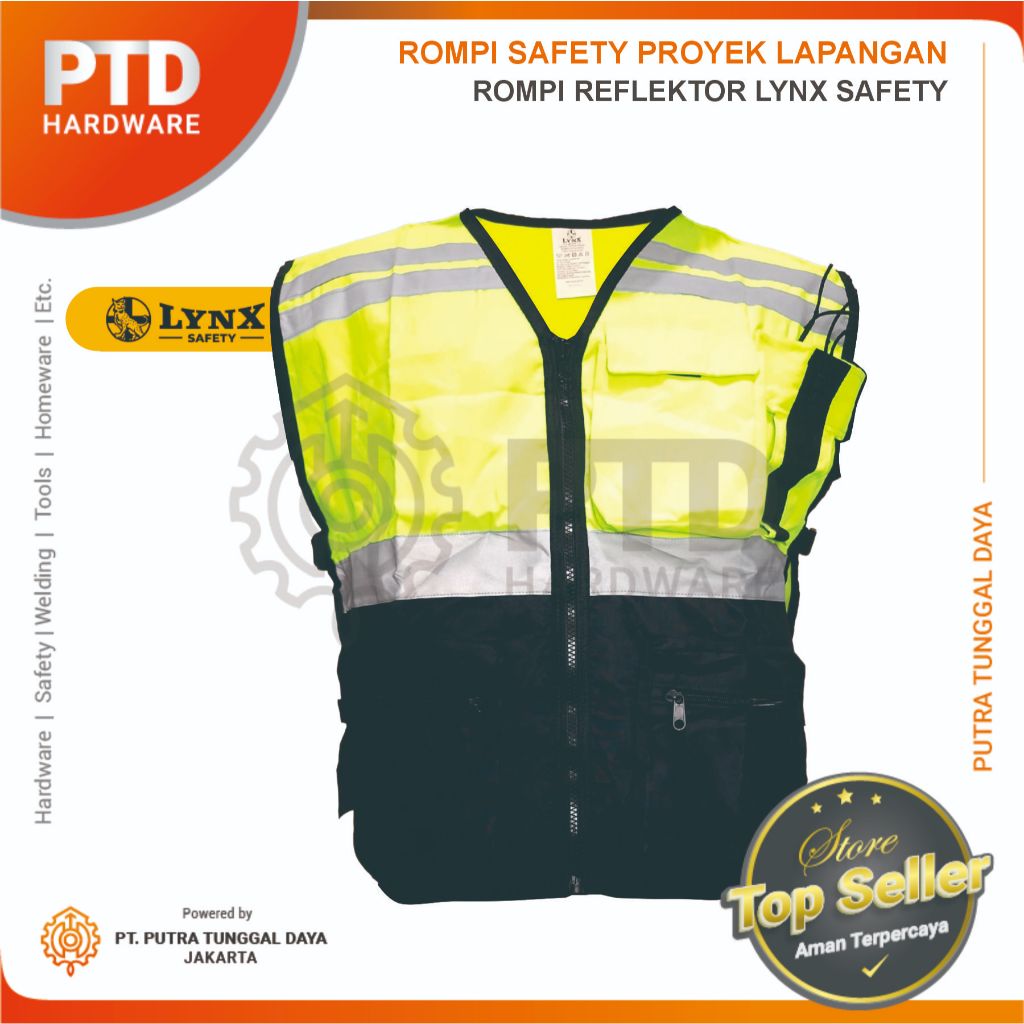 Rompi Safety 5 Kantong Scotlight Lynx Safety