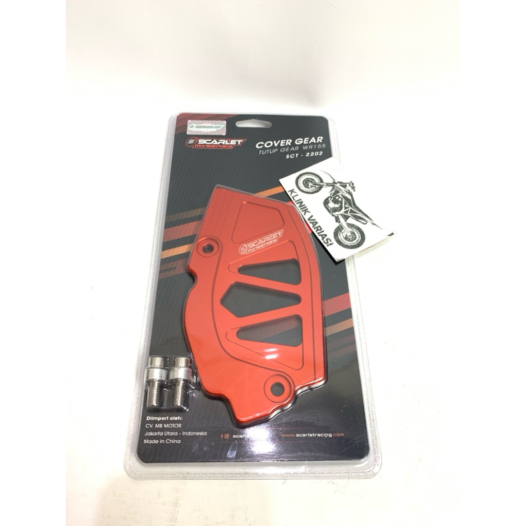 cover gir wr 155 scarlet racing cover tutup gear wr 155 tutup gir wr155 pelindung gear scarlet racin