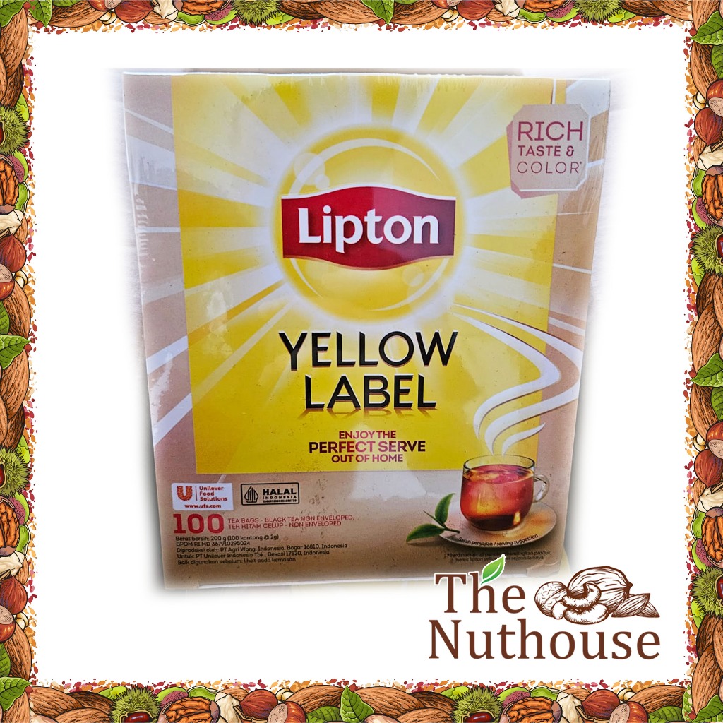 

Lipton Yellow Label Tea / Teh Hitam Celup [Non Enveloped isi 100 x 2gr]