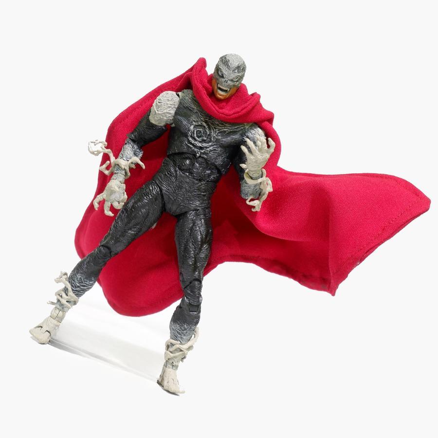 Mantel Jubah Merah Custom Wired Cape McFarlane Kitbash Action Figure Neca Marvel Legend Spawn Mythic