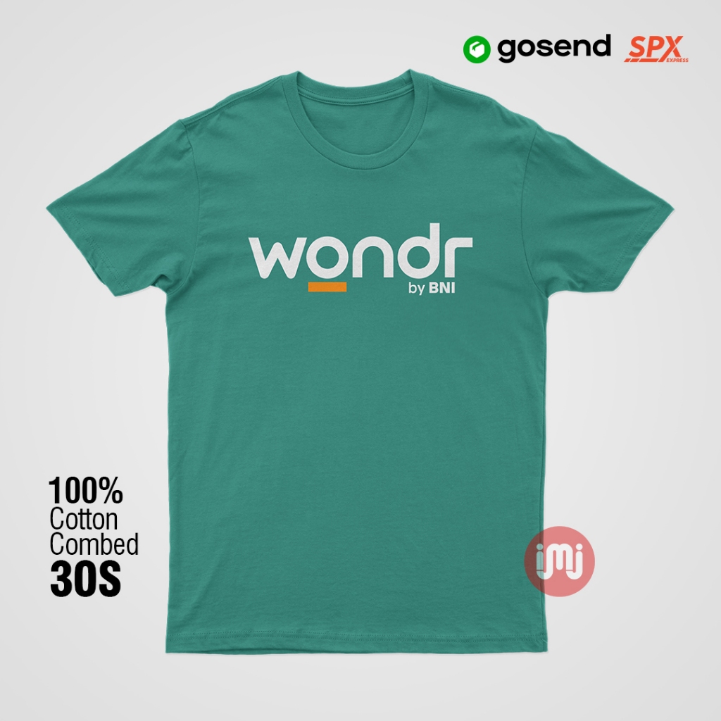 KAOS WONDR BNI | T-SHIRT BNI WONDR | BAJU WONDR BNI