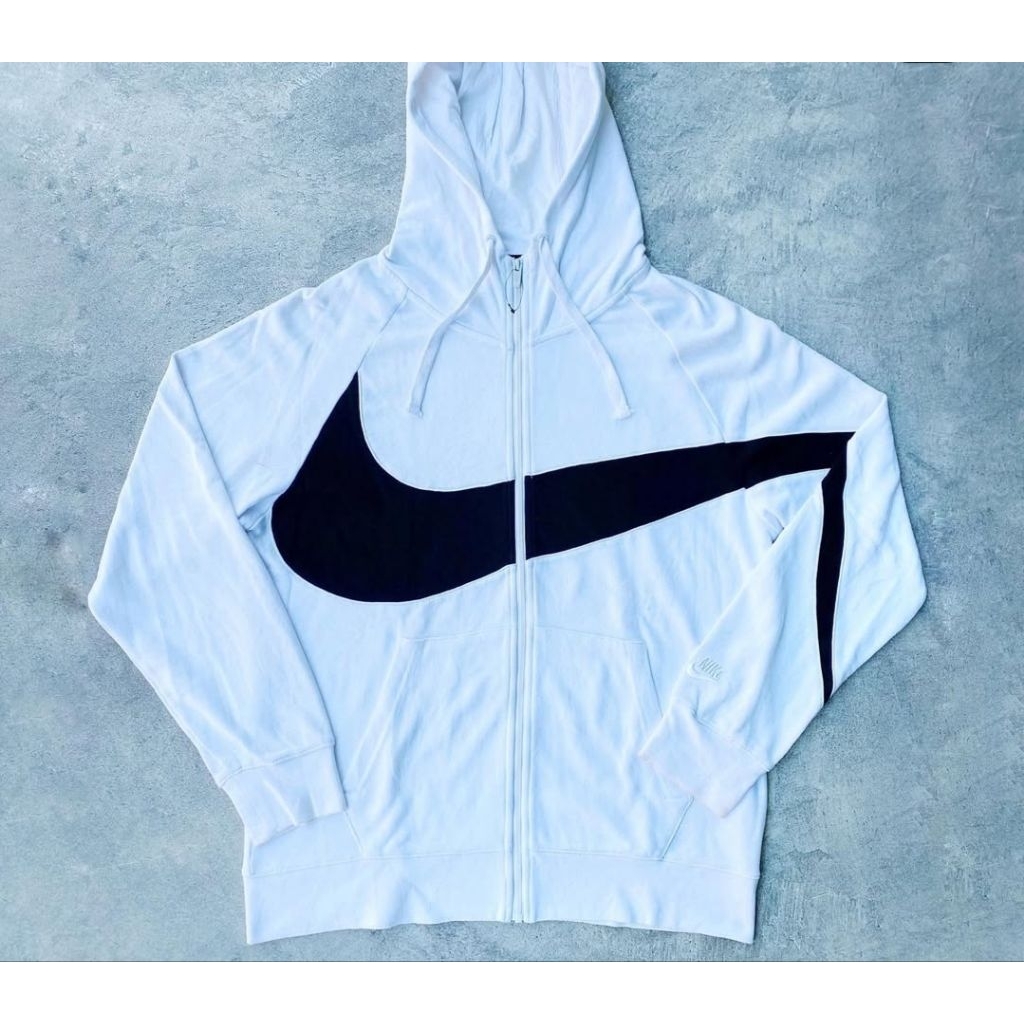 Nike Bigswoosh zip hoodie true white