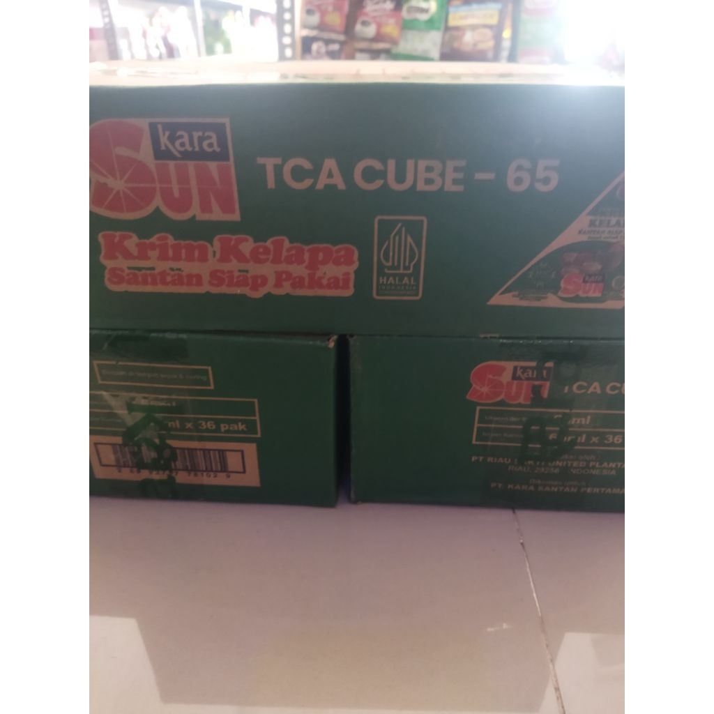 

santan cair 65ml. sun kara, mamakoko, sasa