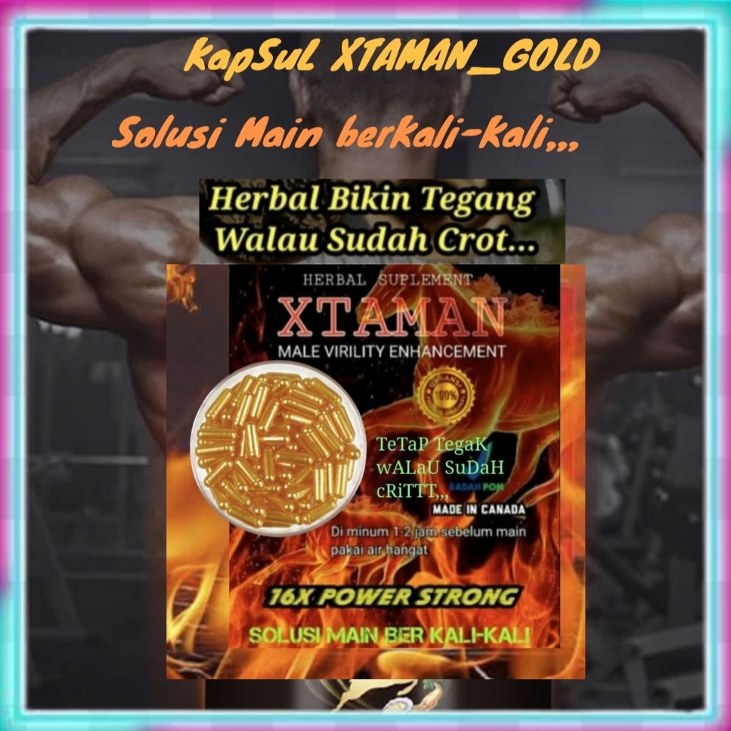 kapSul xTaMan-kebugaRan sTaMina-18x leBih jOs