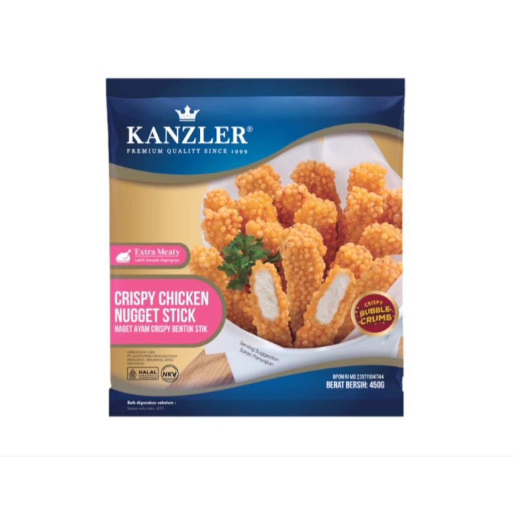 

KANZLER STICK CHICKEN NUGGET CRISPY 450GR