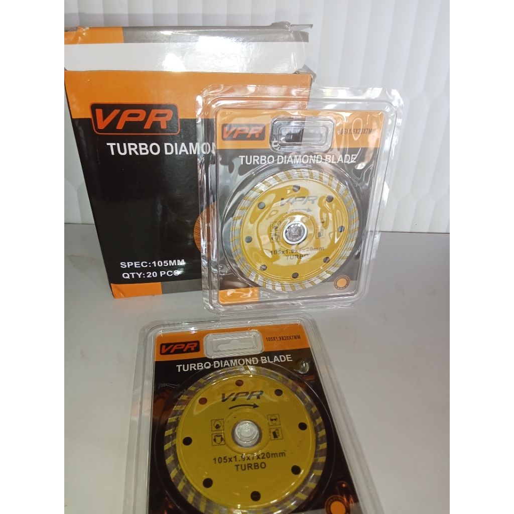 Diamond Cutting Wheel Turbo VPR / Mata Pisau Gerinda Potong Turbo