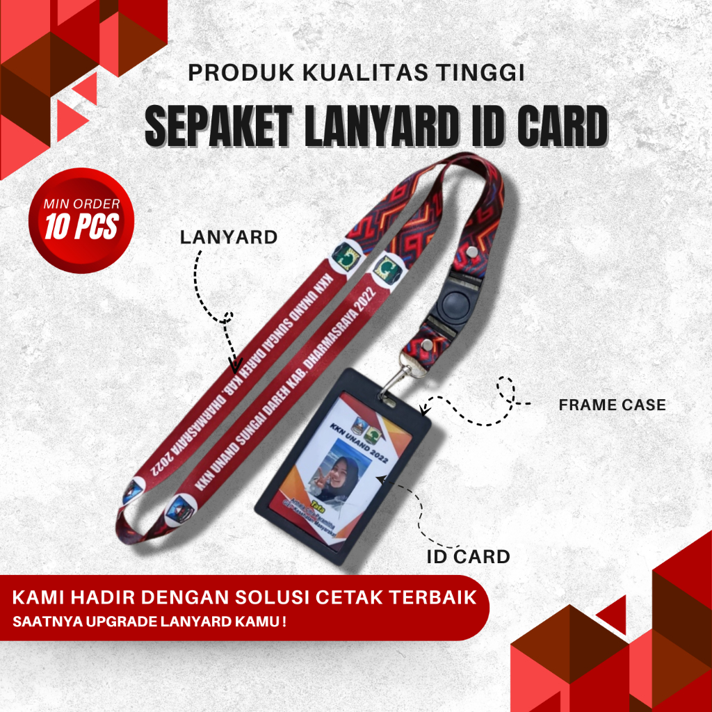 

Sepaket Lanyard ID Card LANYARD | Paket Keren Harga Hemat