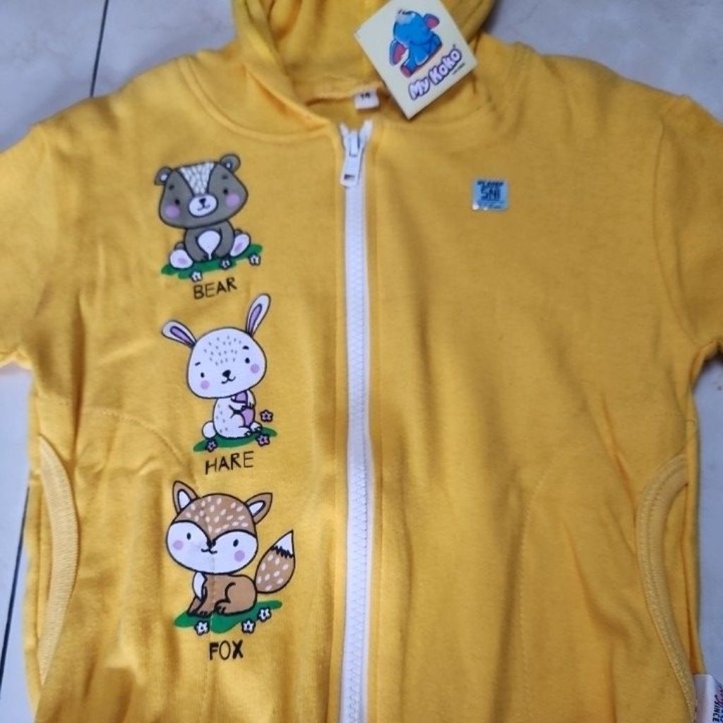 MY KOKO Jaket anak usia 1-2 th BEAR HARE FOX