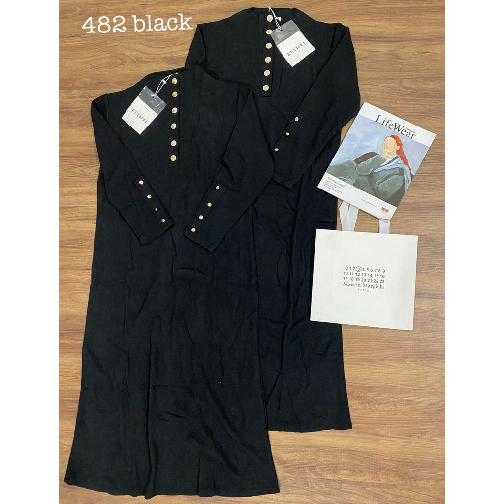 Kuyifei 482.1//gamis busui//dress Kuyifei//pakaianwanitasby