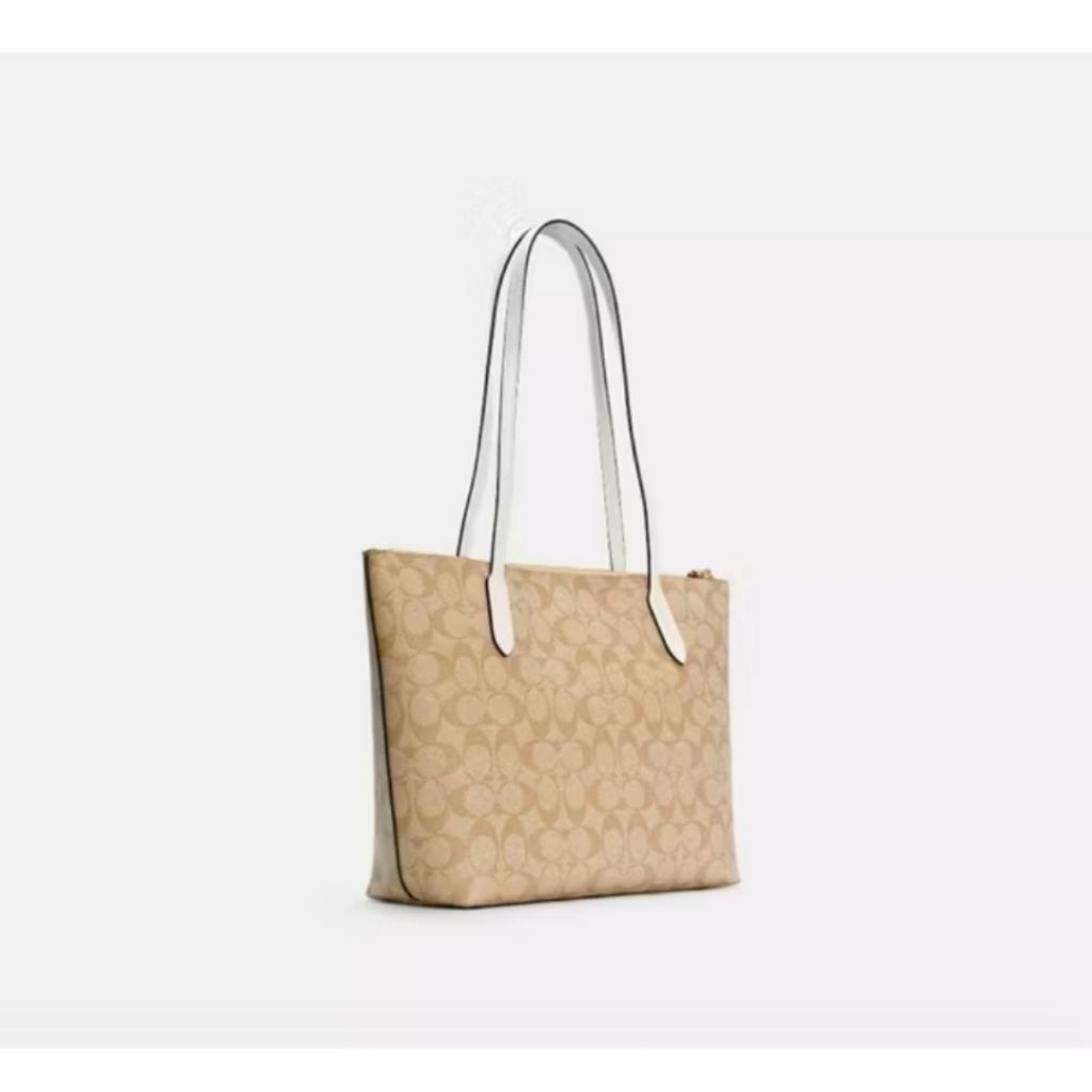 Coach Reversible Tote Signature Mahogany