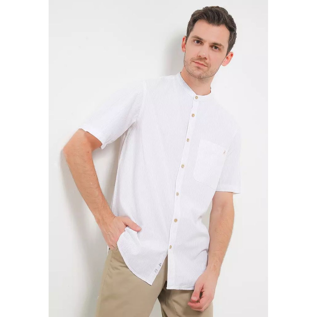 Cotton Slub KLS475WH KOKO LOIS ORIGINAL PRIA WARNA PUTIH WHITE