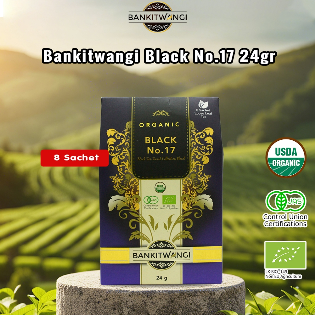 

Bankitwangi Organic Black Tea No. 17 24gr - Teh Hitam No. 17 Organik Kemasan 24gr