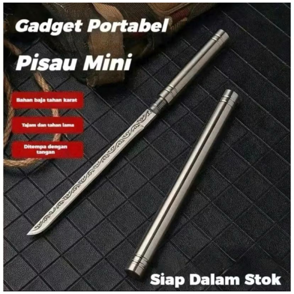 Pisau Tongkat Tahan Karat Pisau Tongkat Mini Pisau Baja Pisau Dapur