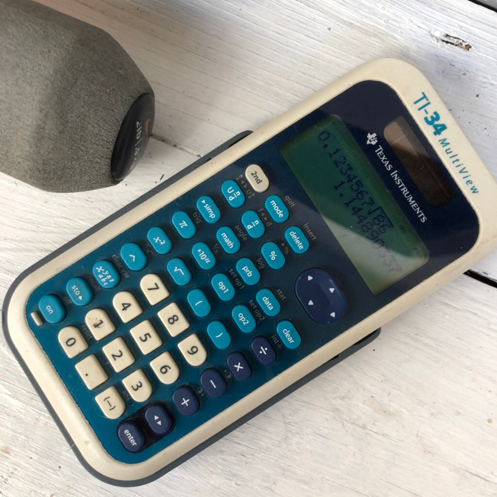 

caculator texas instruments TI-34 multiview